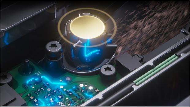 قطع مستشعر piezo داخل الروبوت