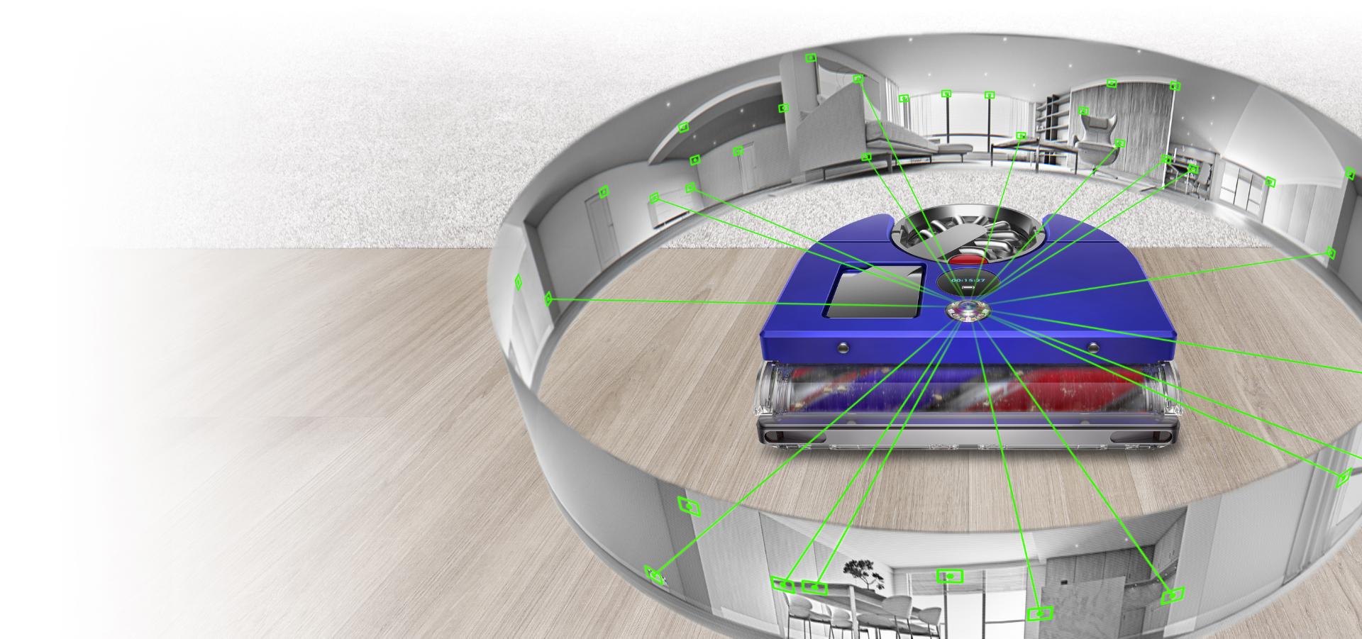 Dyson 360 Vis Nav robot vacuum cleaner with 360-degree visual navigation