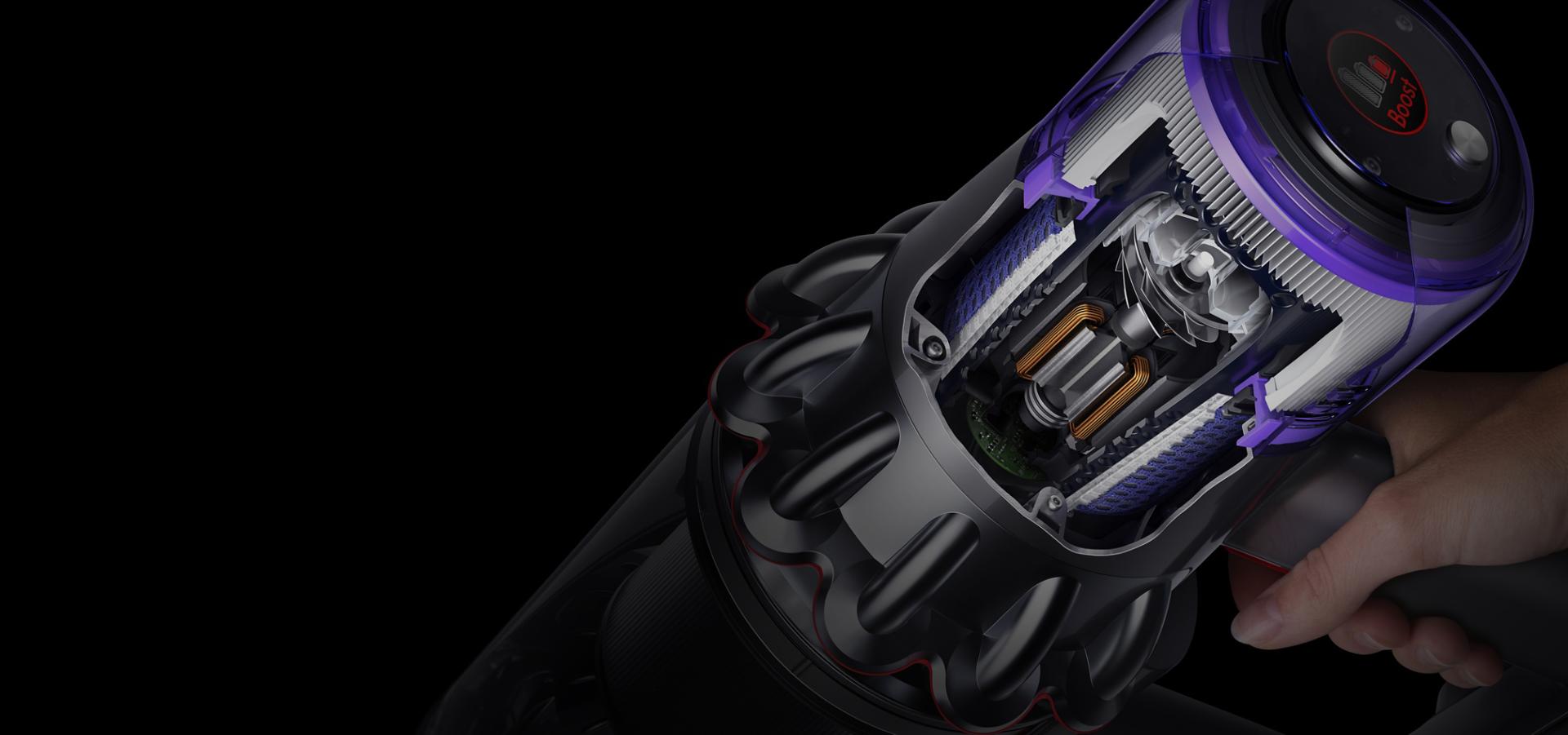 Dyson dijital motor V11'in üstün emiş gücünü görün