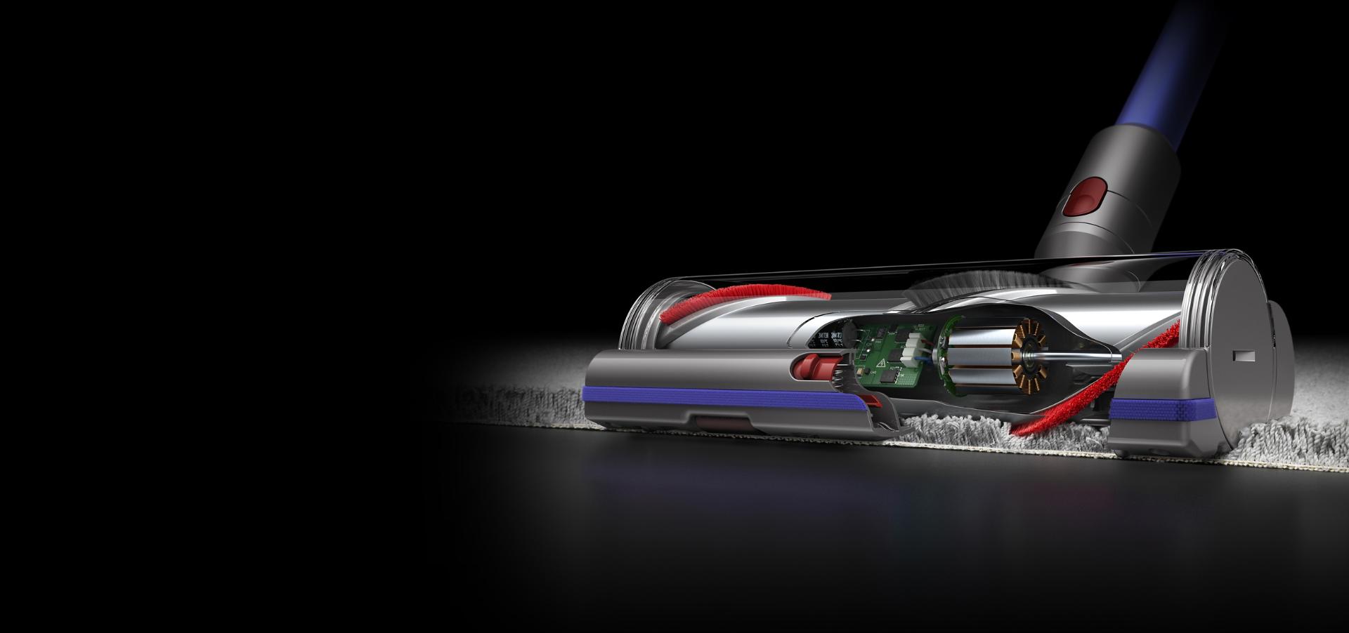 Cutaway of High Torque cleaner head