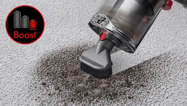 Stubborn dirt brush tool cleaning carpet