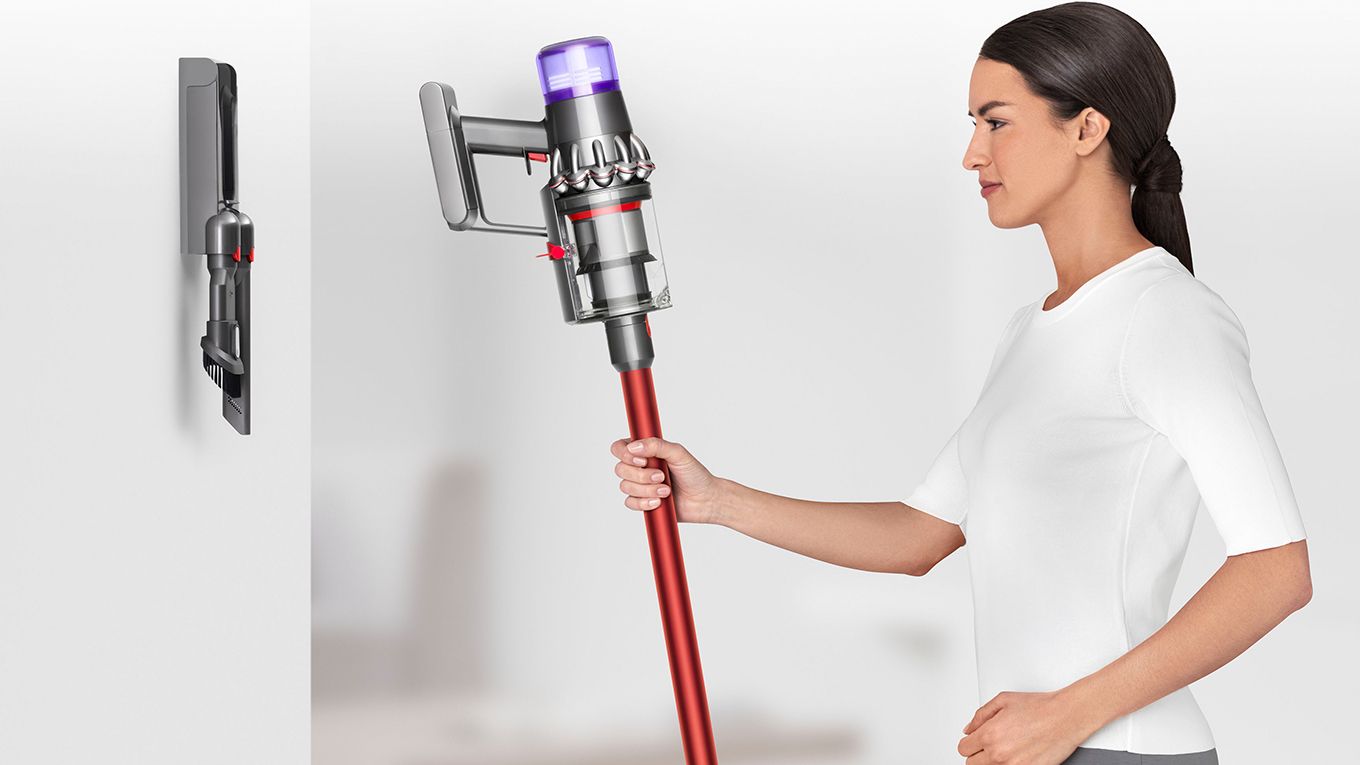 Dyson V11 Fluffy (Nickel/Red) cordless vacuum cleaner | Dyson