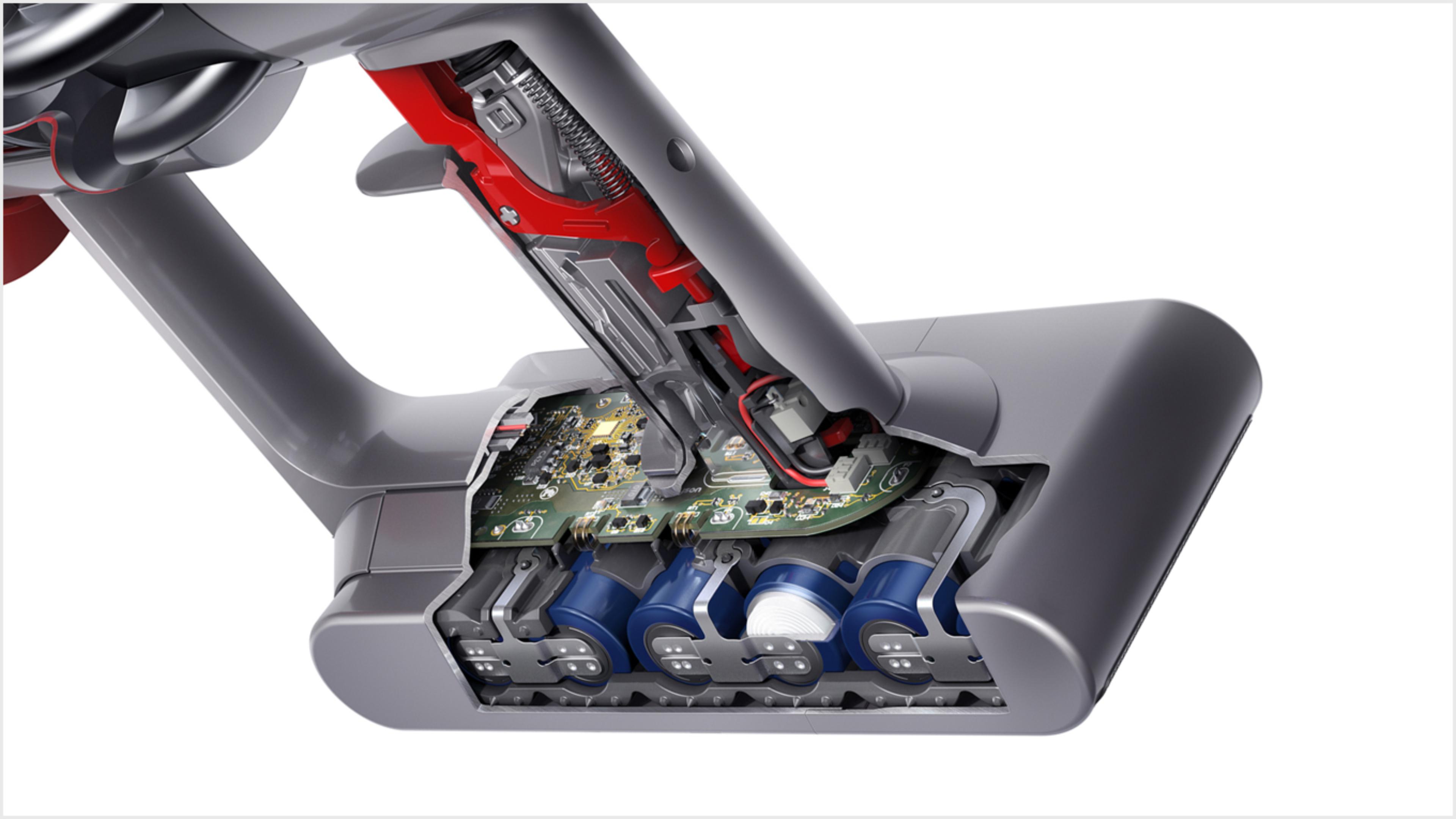 Cutaway diagram of Dyson V11™ vacuum battery pack