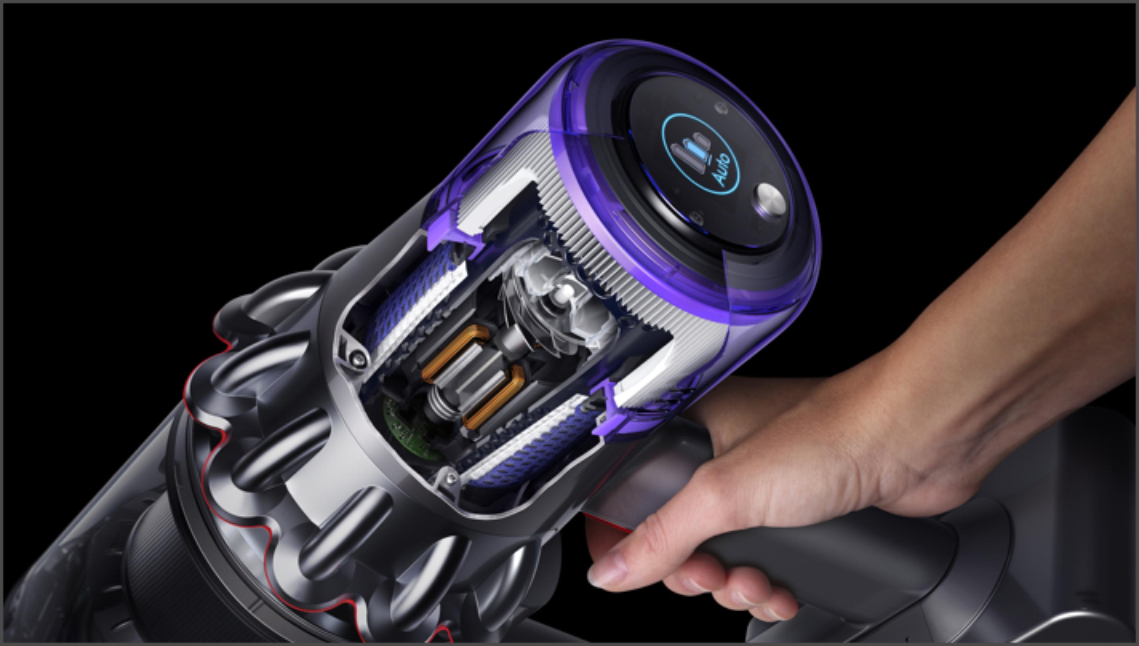 Cutaway of the Dyson V11™ vacuum's motor