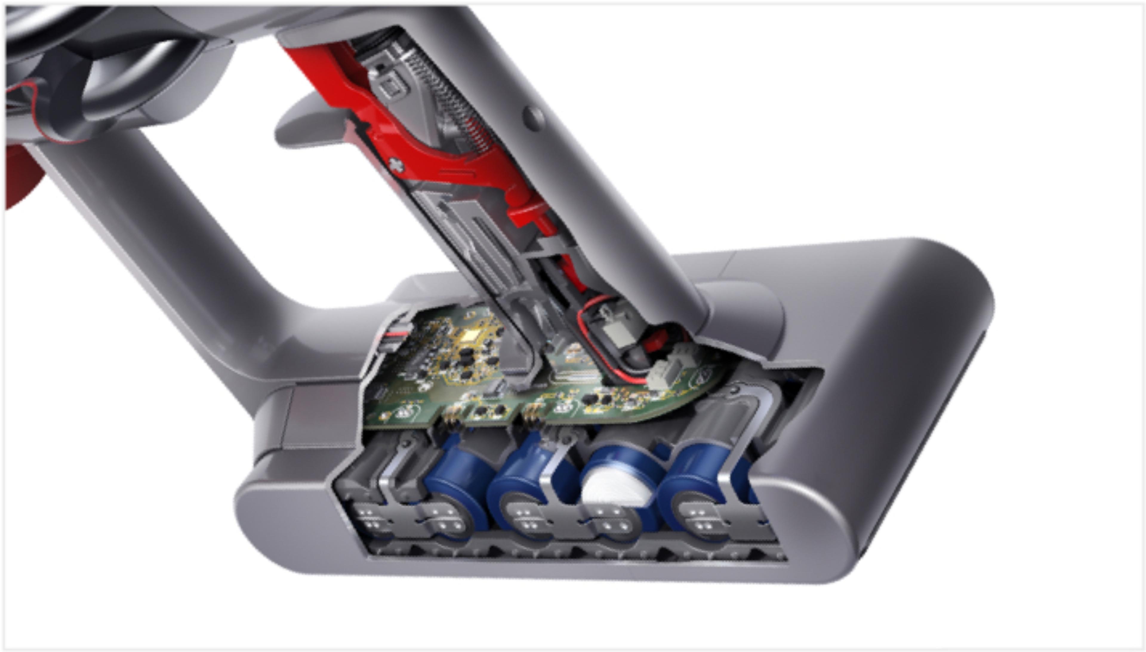 Cutaway of Dyson V11™ vacuum battery pack