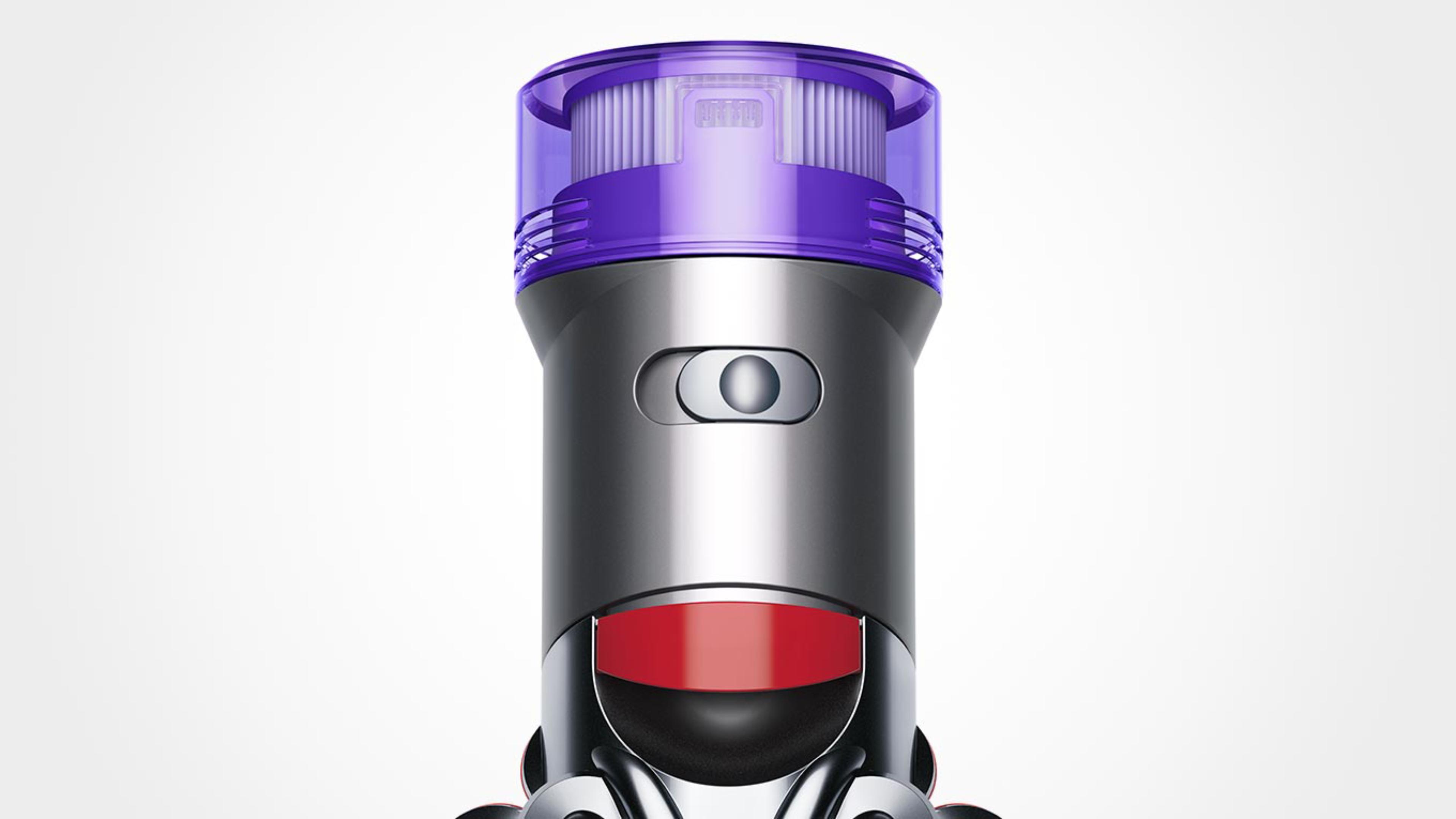 The Dyson V8™ vacuum's power mode switch