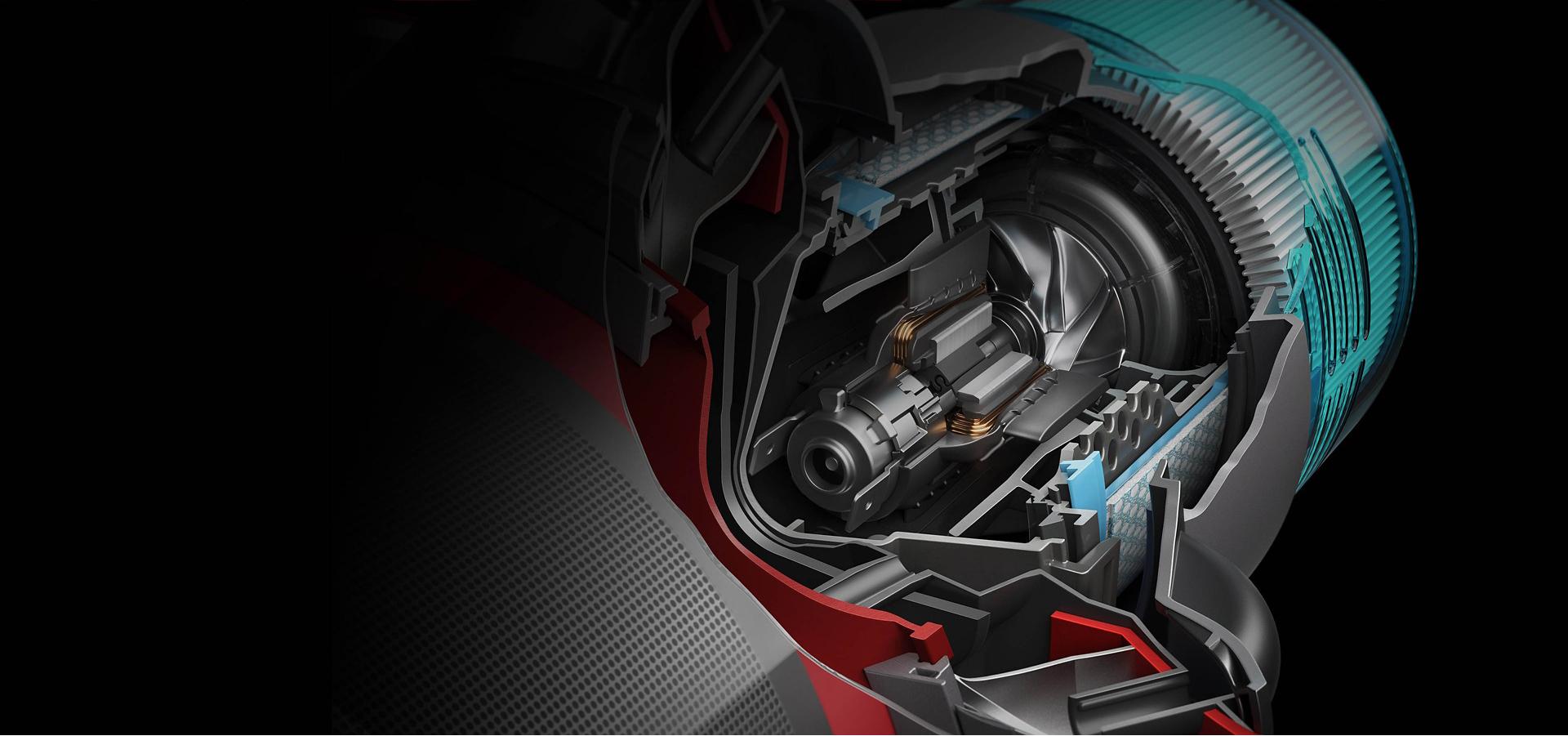 Cutaway of Dyson's Gen5 Hyperdymium motor.
