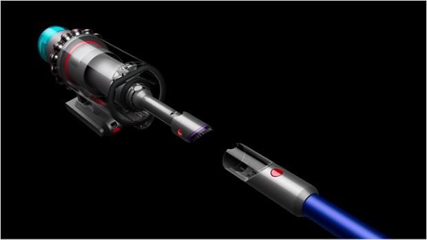 Close up of the Built-in dusting and crevice tool