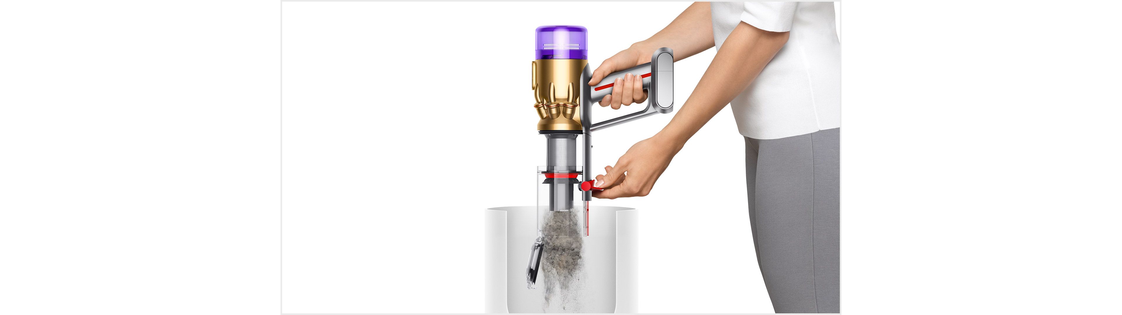 Odkurzacz Dyson Micro 1,5公斤Podczasopróżnianiapojemnika。