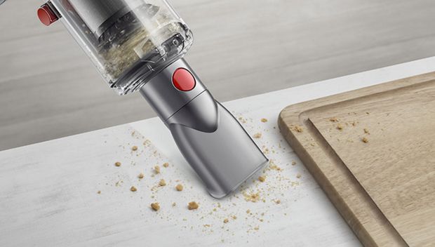 Odkurzacz bezprzewodowy Dyson Micro 1,5 kg odkurza blat.