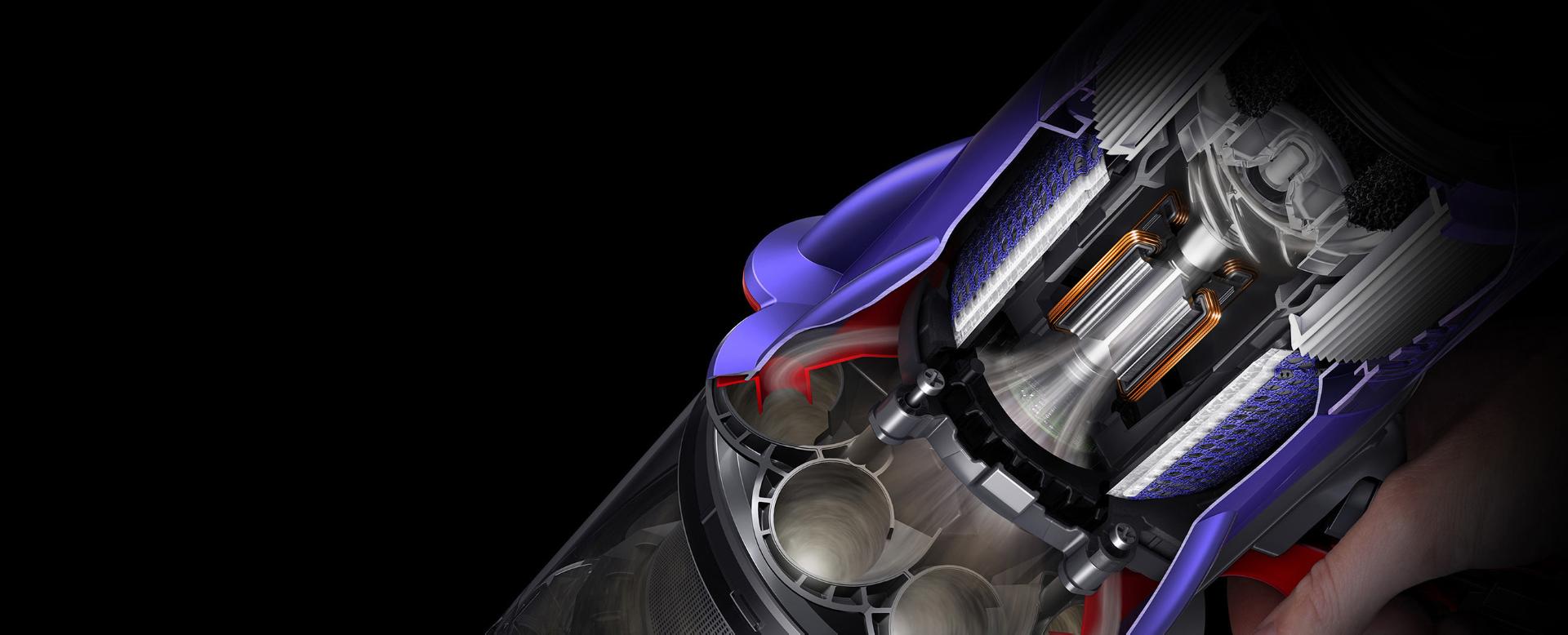 顯示摩打的切面圖。