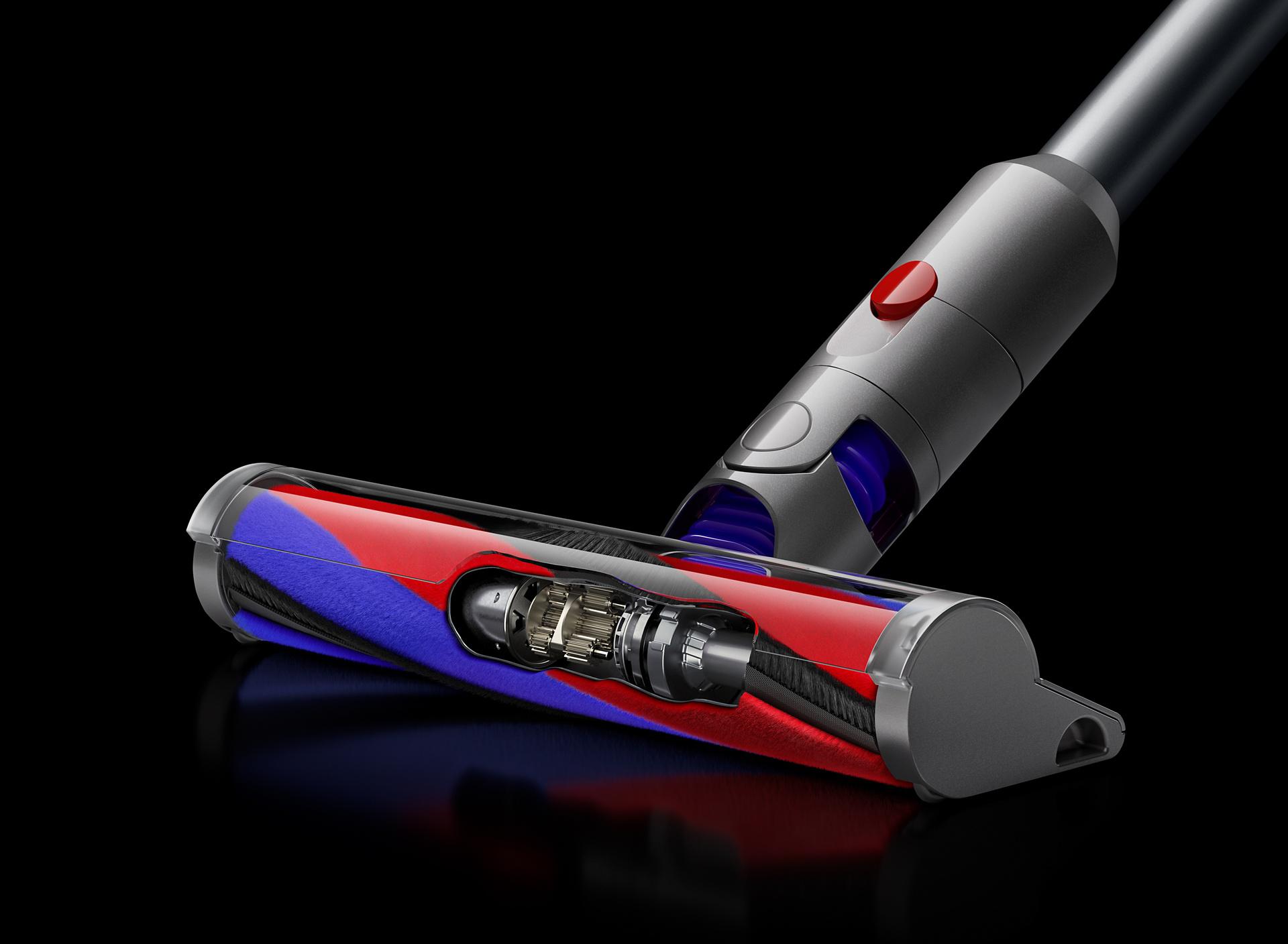 Cutaway image of the Slim Fluffy™ cleaner head