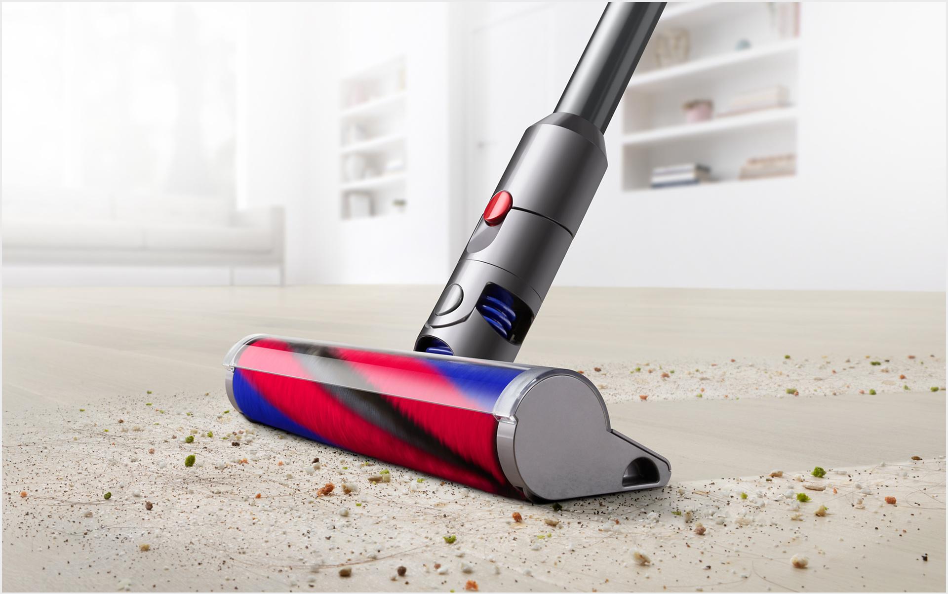 Picture of a Dyson Digital Slim™ cleaning a floor.