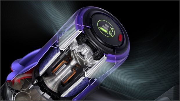 Cutaway of multi-stage filtration