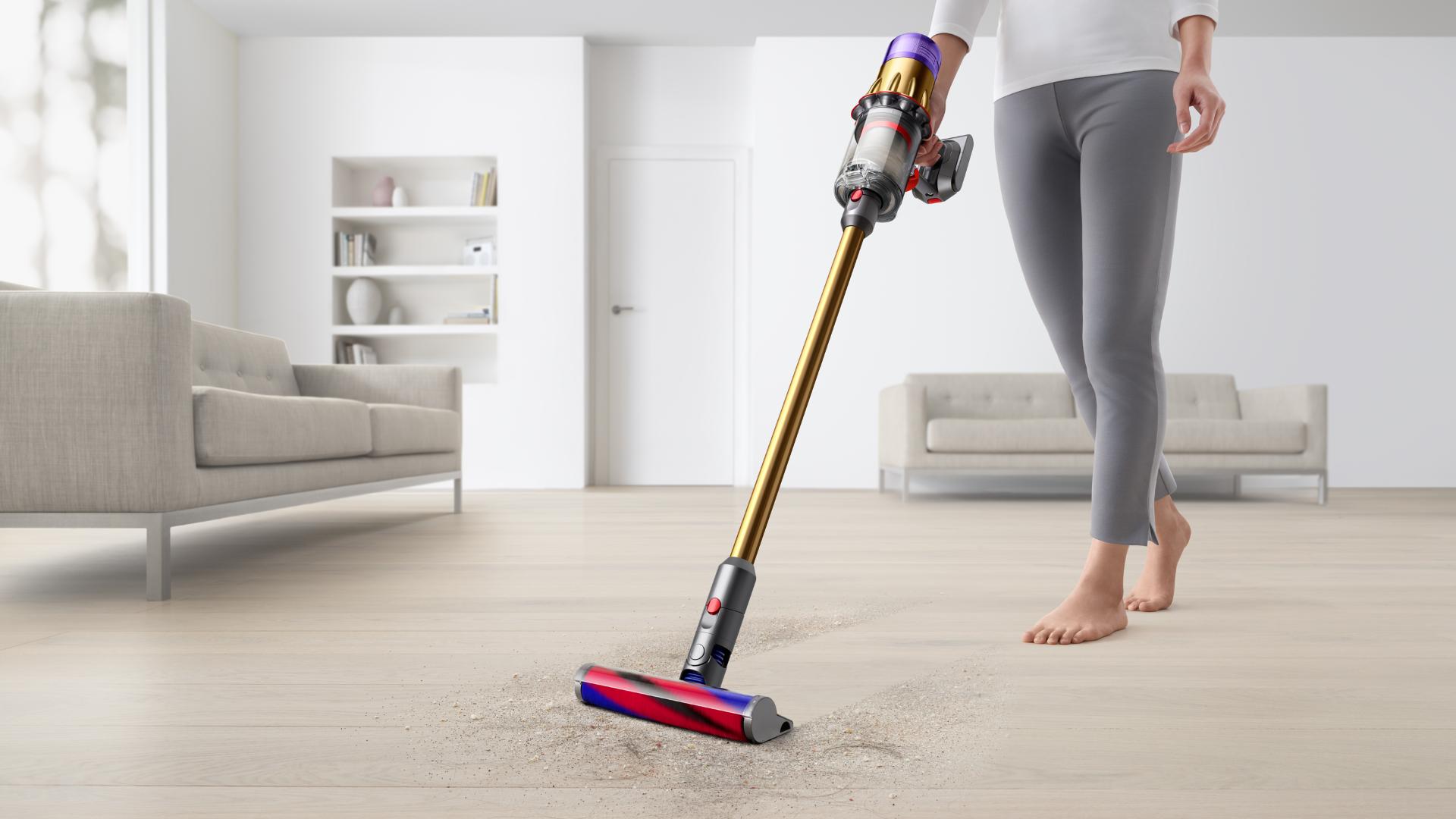 Dyson Digital Slim Fluffy Pro vacuum (Gold/Iron)