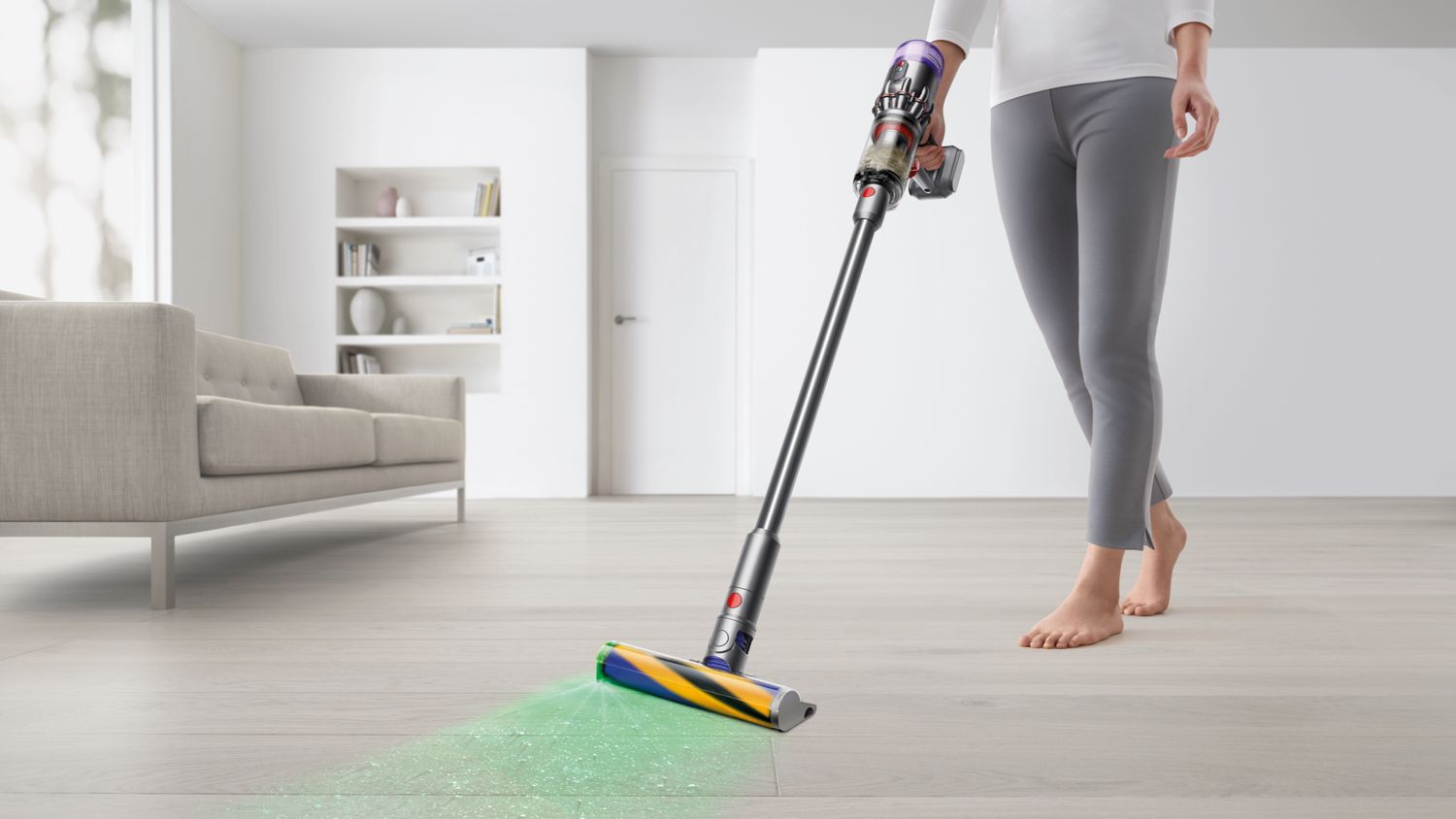 微細なホコリも可視化する、Dyson Microのクリーナーヘッド