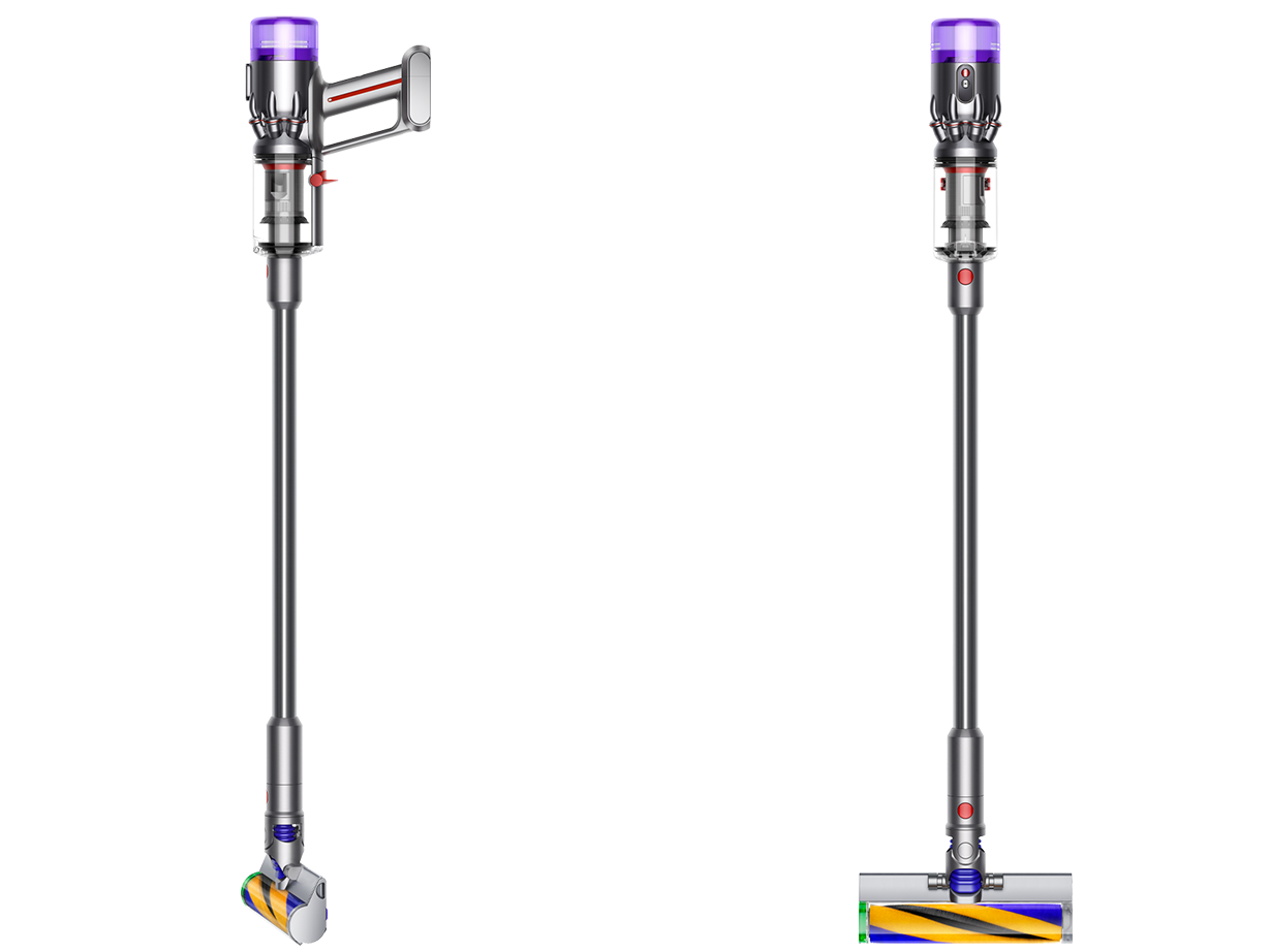 Dyson Micro Plus (SV33 FF PL)の側面と掃除機のイメージ