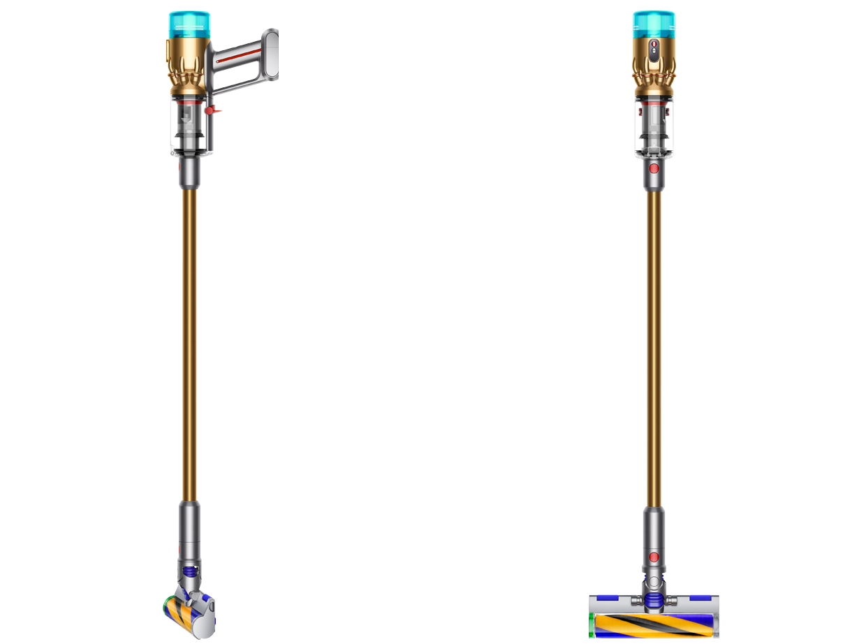 Dyson Micro HEPA Plus (SV33 FF PL EX)の側面と掃除機のイメージ