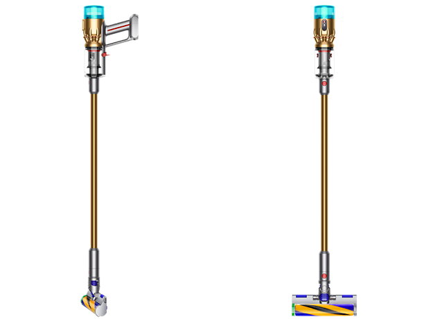 Dyson Micro HEPA Plus (SV33 FF PL EX)の側面と掃除機のイメージ