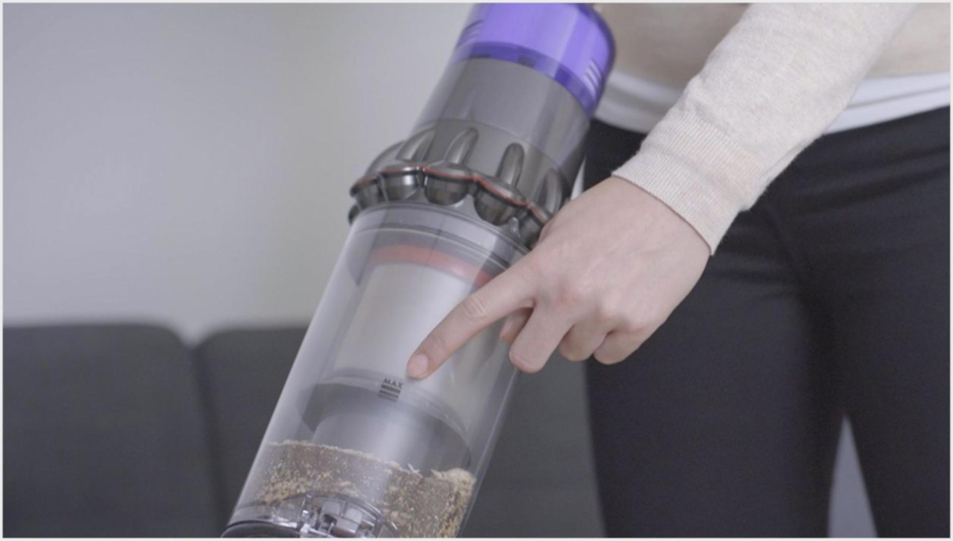 먼지통의 MAX 표시