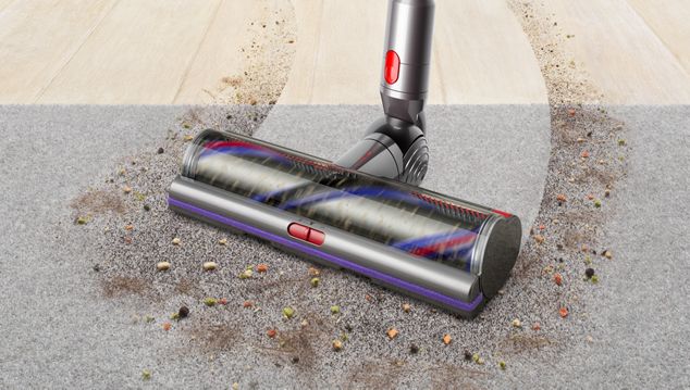 Dyson V15 Detect-dammsugaren rengör som handdammsugare