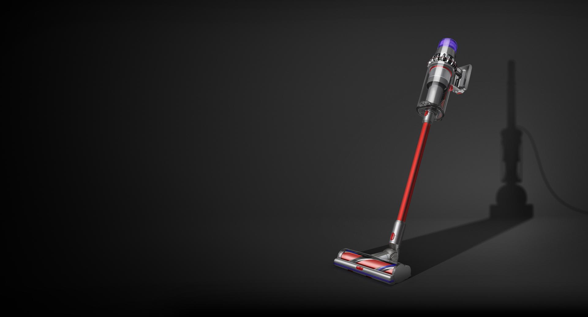 Dyson Outsize vacuum with shadow of a full-size vacuum