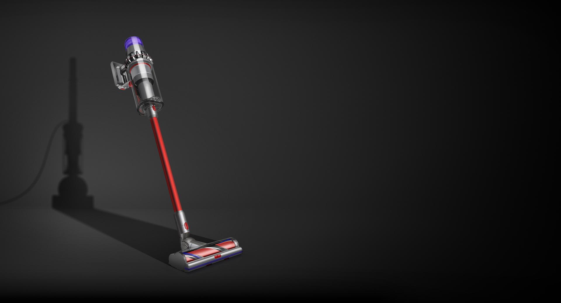 Dyson Outsize vacuum with shadow of a full-size vacuum