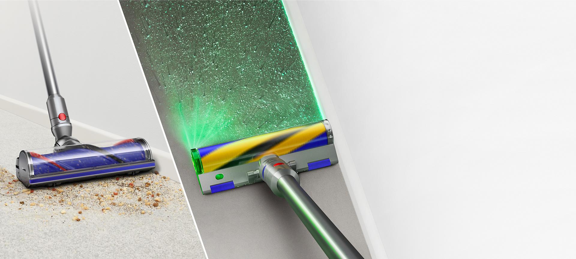 رأسا التنظيف Laser Slim Fluffy وDirect Drive