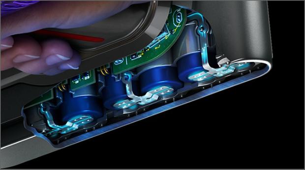 Septiņu elementu akumulatora attēls