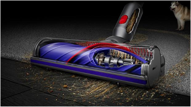 Close-up of the Motorbar cleaner head.