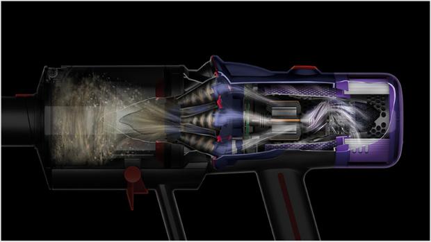 Secțiune prin filtrarea cu mai multe etape