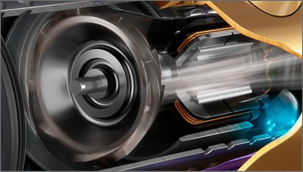 다이슨 하이퍼디미엄 모터 단면도