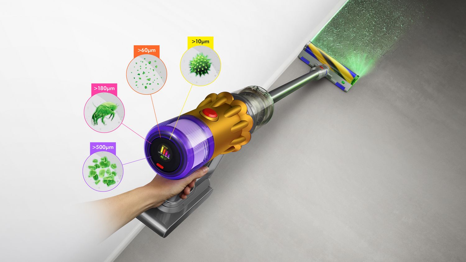 Dyson V12 Detect Slim Total Clean cordless vacuum | Dyson Indonesia