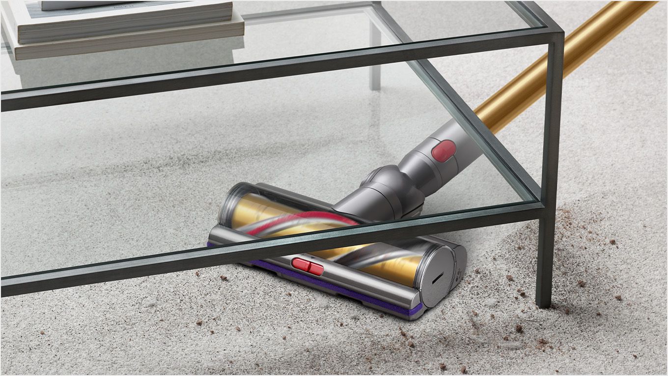 Spazzola digital motorbar che pulisce il tappeto