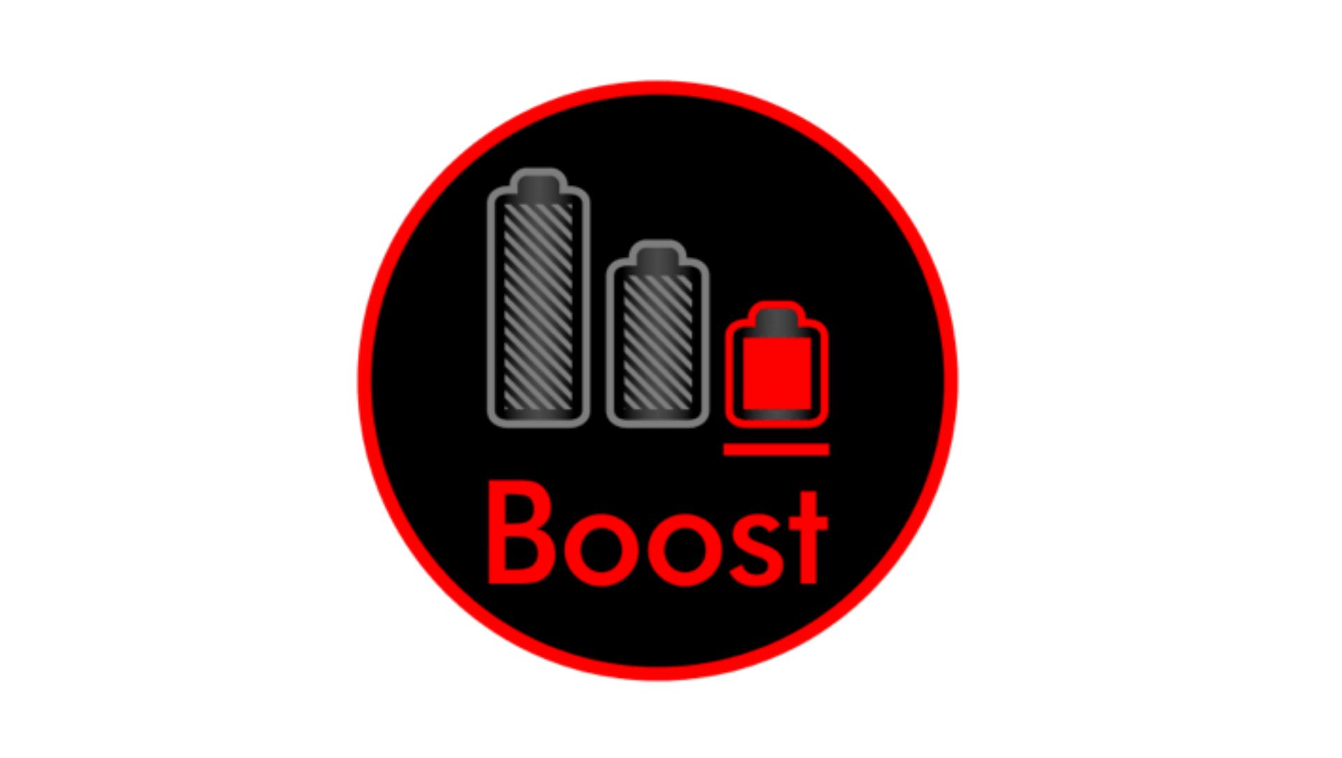 LED kijelző mutatja a Boost üzemmódot