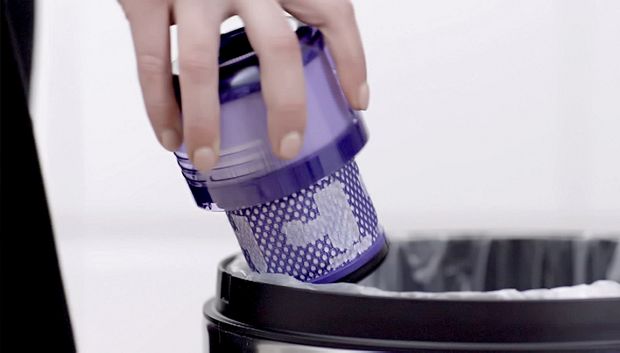 Odstranění přebytečného prachu