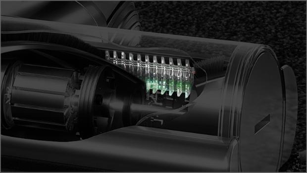 Sassiminekuvastase tehnoloogiaga Digital Motorbar™ puhastuspea