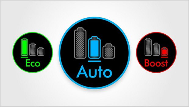 Kolm võimsusrežiimi