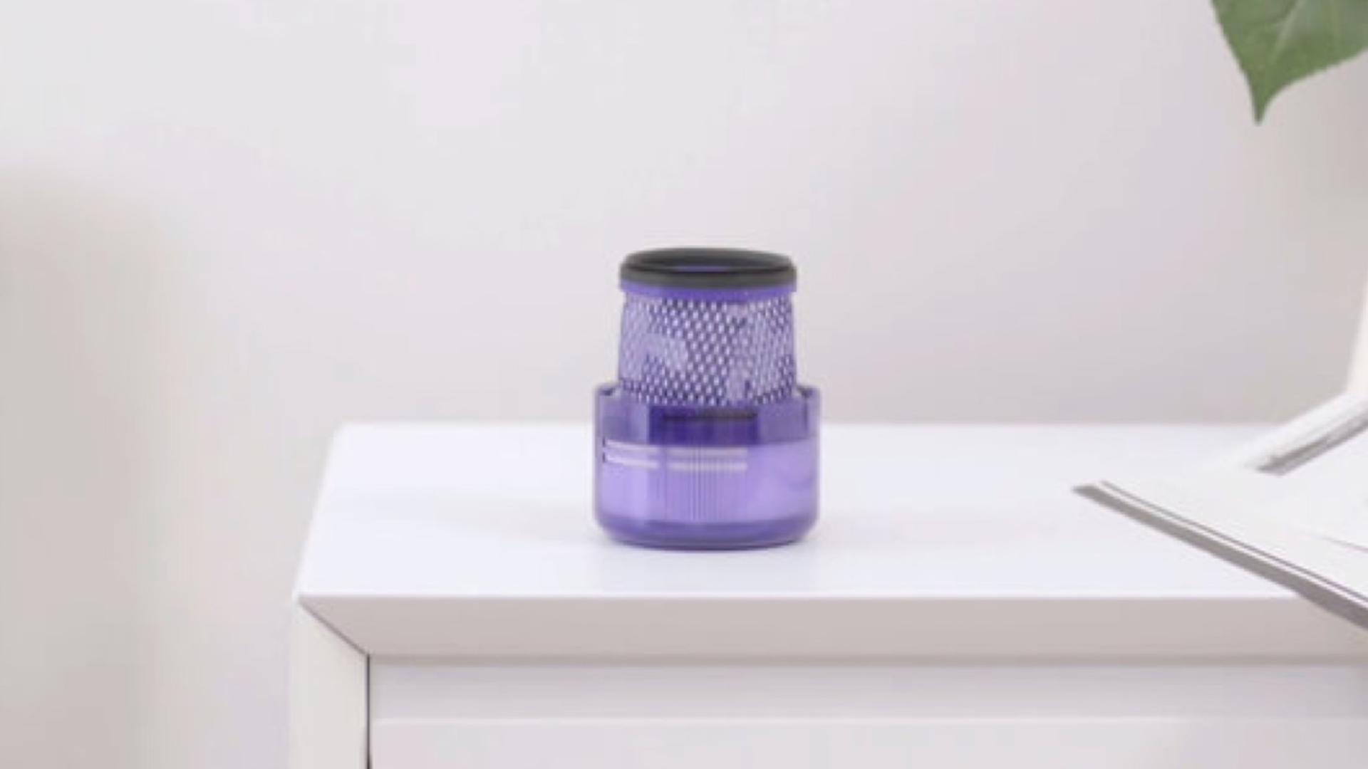 Filtr pozostawiony do wyschnięcia na co najmniej 24 godziny.