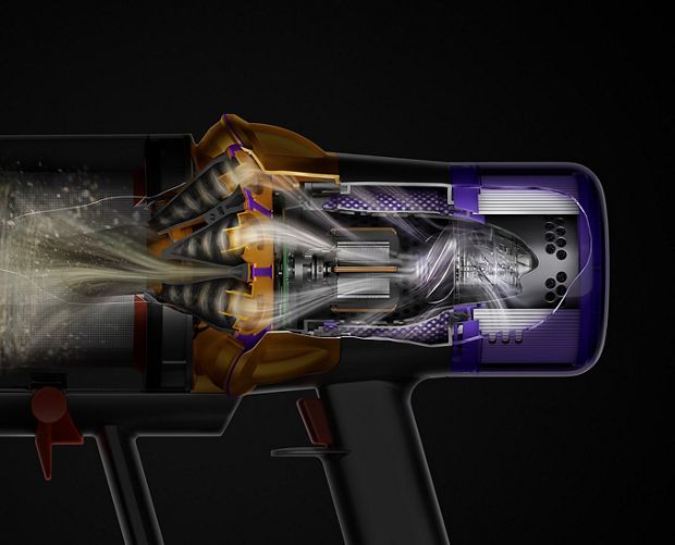 Graphic showing technology inside the filtration system.