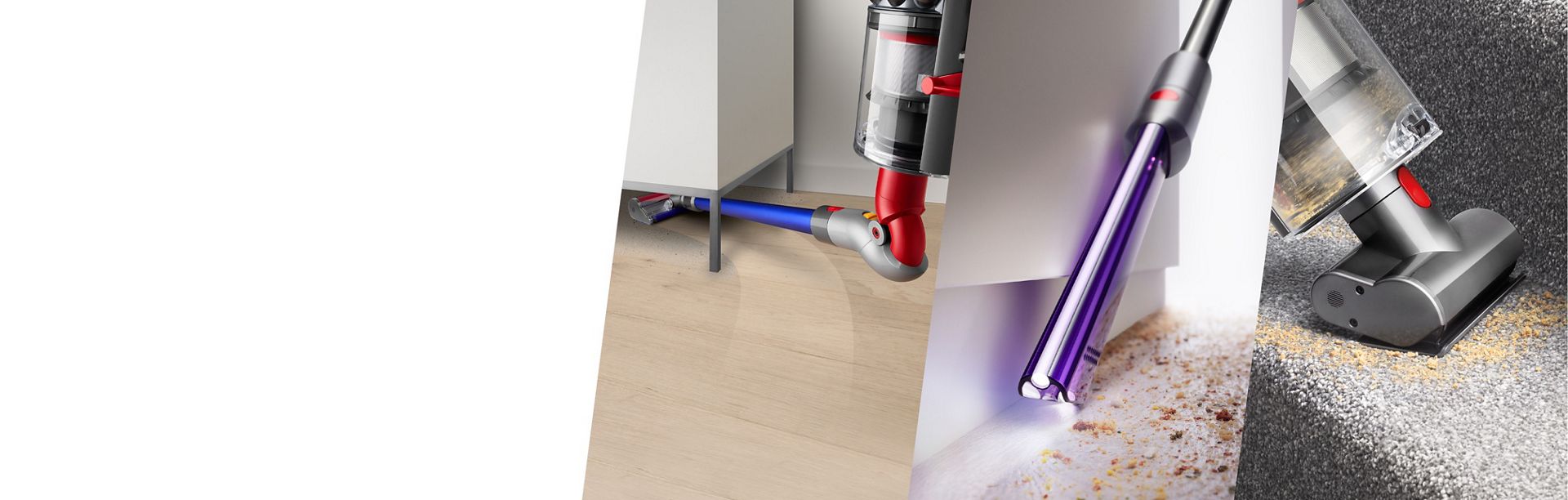 Reinigung im Haus mit Dyson Staubsaugerzubehör