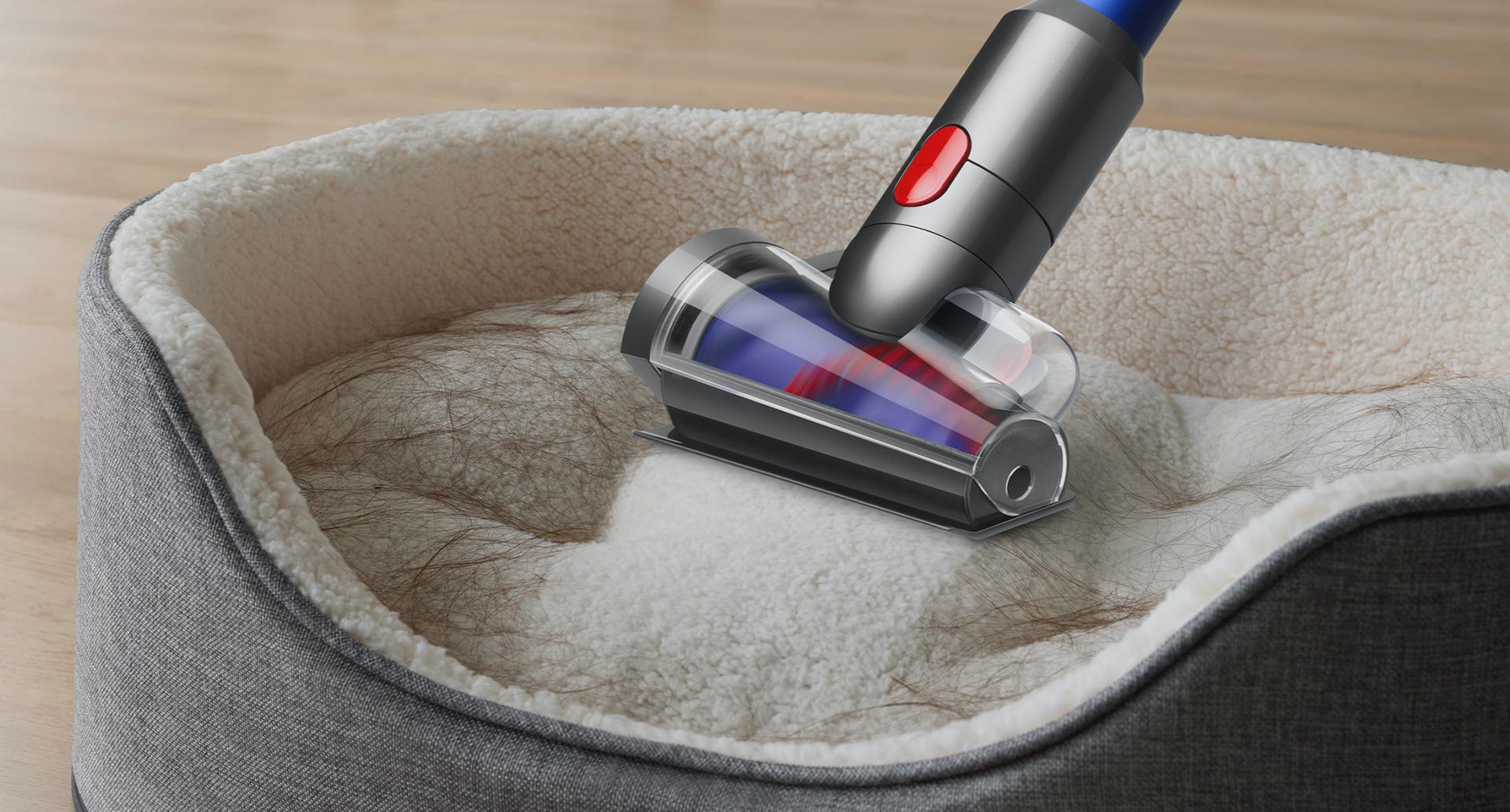 Dyson vacuum cordless stick hair screw tool cleaning pet bed