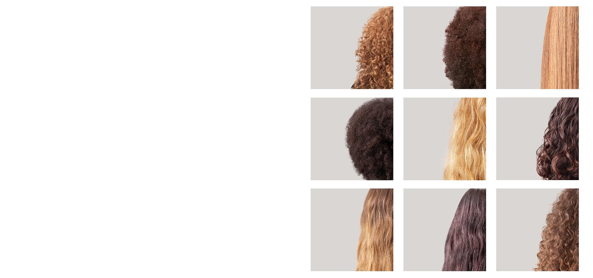 Nine natural, unstyled hair shots.