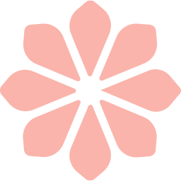 A flower icon in pink.