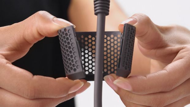 User re-attaches the filter cage to the multi-styler and dryer