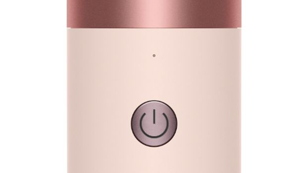 The Power button on the Dyson Airwrap Co-anda2x multi-styler and dryer.