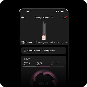 MyDyson™ 앱의 다이슨 맞춤형 i.d. 컬 모드™