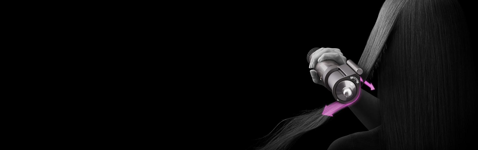 Air flowing from the Dryer+Flyaway smoother.