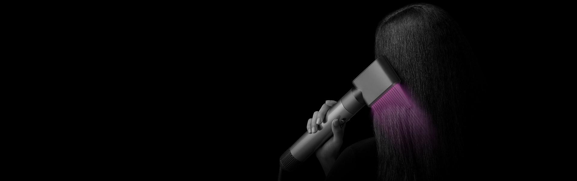 Geniş dişli taraktan yansıyan hava akımı.