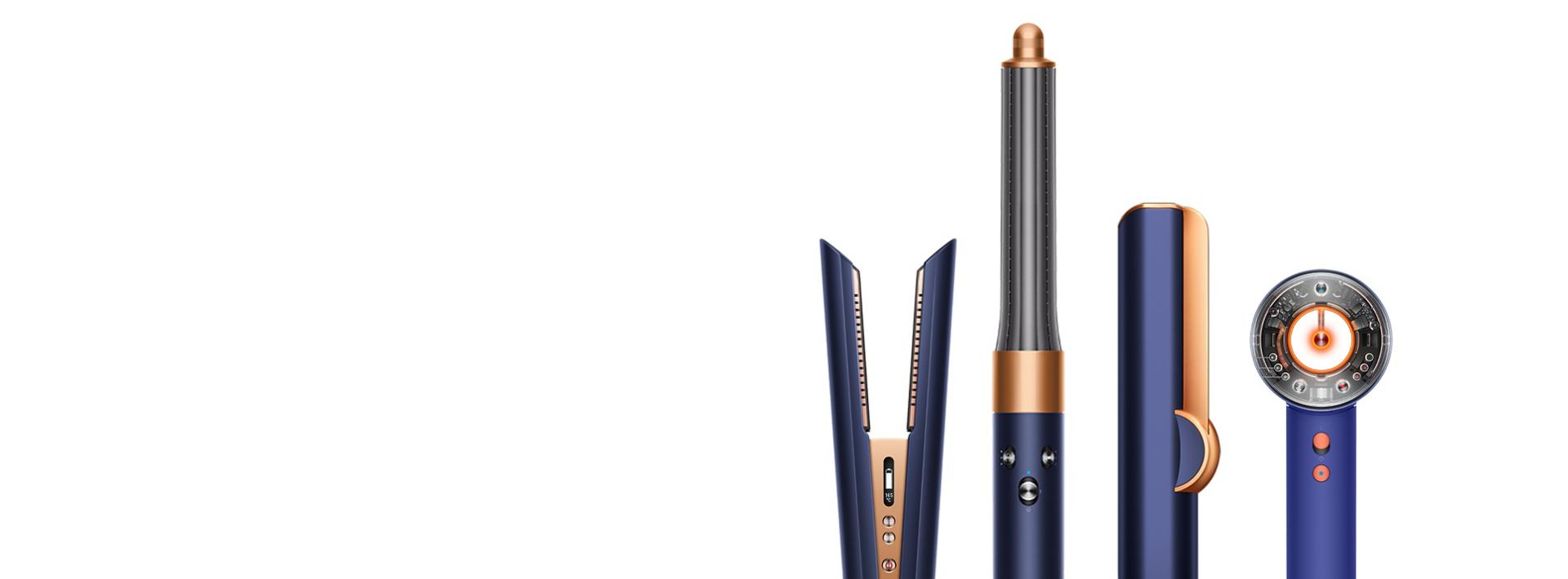 suszarka Dyson Supersonic, lokówko-suszarka Dyson Airwrap, prostownica Dyson Corrale oraz aeroprostownica Dyson Airstrait